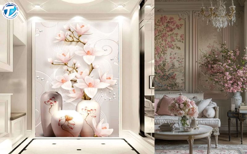 Tranh 3D hoa văn nghệ thuật